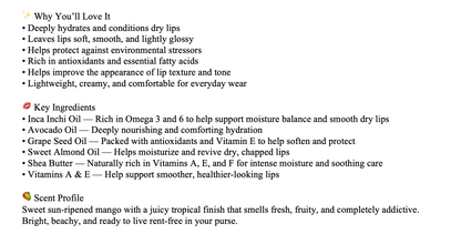 Lip Conditioner - Mango
