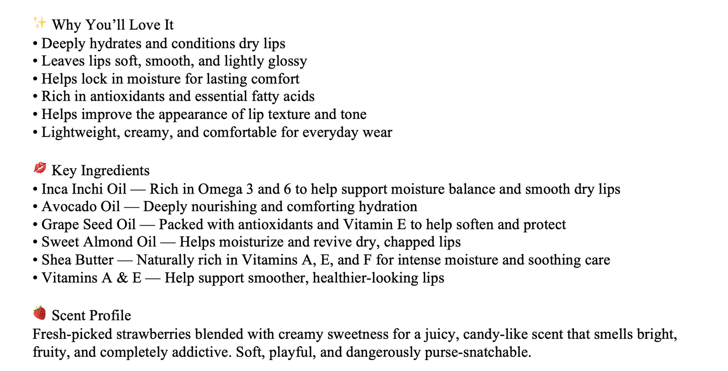 Lip Conditioner - Strawberry